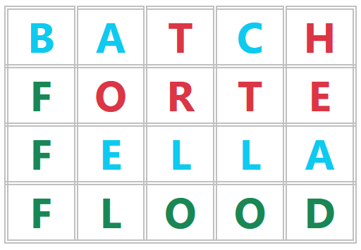 Wordess - sample gameplay